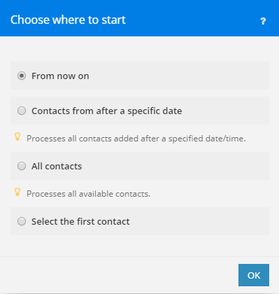 Epoch panel from Google Contacts module